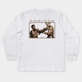 The Rumble In The Jungle Kids Long Sleeve T-Shirt